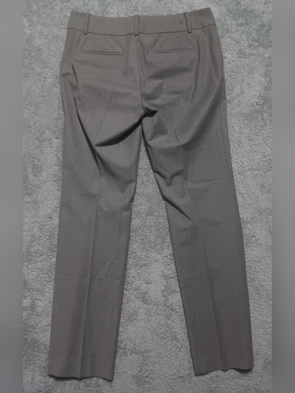Ann Taylor Women's Size 8 Gray Straight Leg Dress Pants Office Career Trouser - Picture 2 of 8